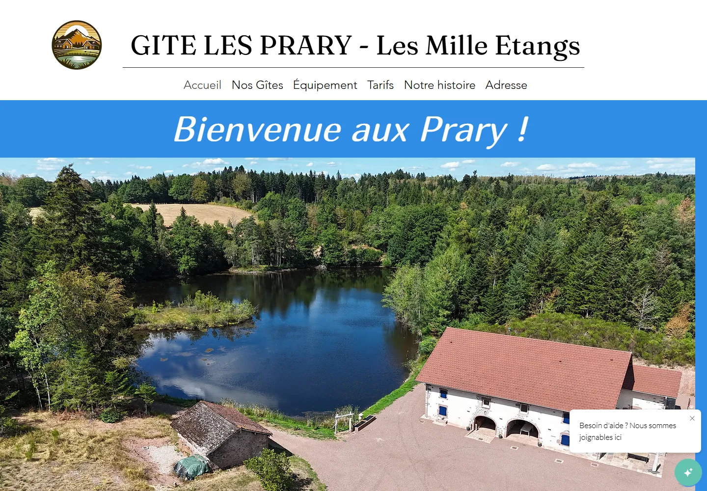 Ancienne version du site du Gîte des Prary